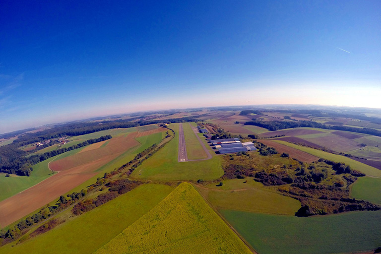 Gyrocopter Überlandflug zum Standort Pirmasens