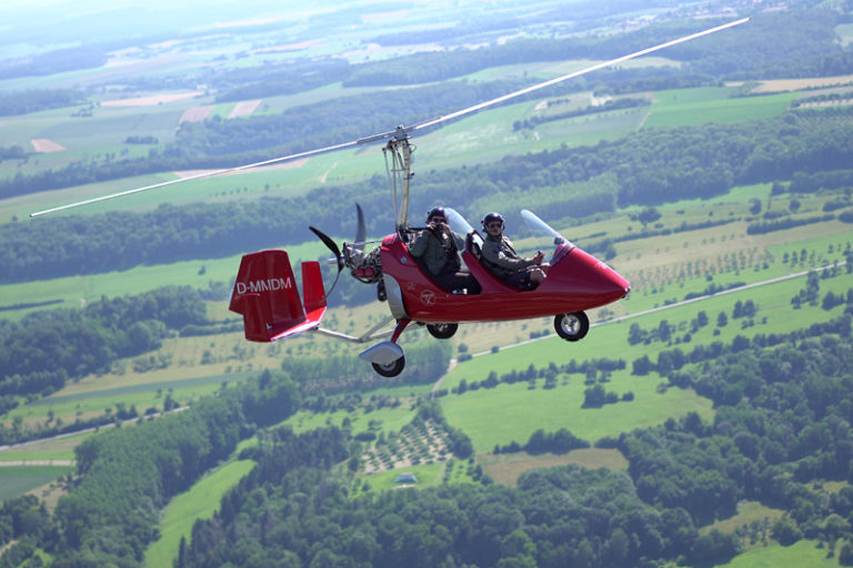 rundflug aussicht gyrocopter